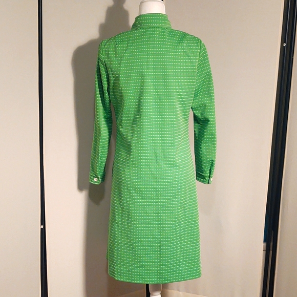 Vintage 60's Norman Wiatt Knits Button Down Shirt Dress - Sz. S - Picture 4 of 10